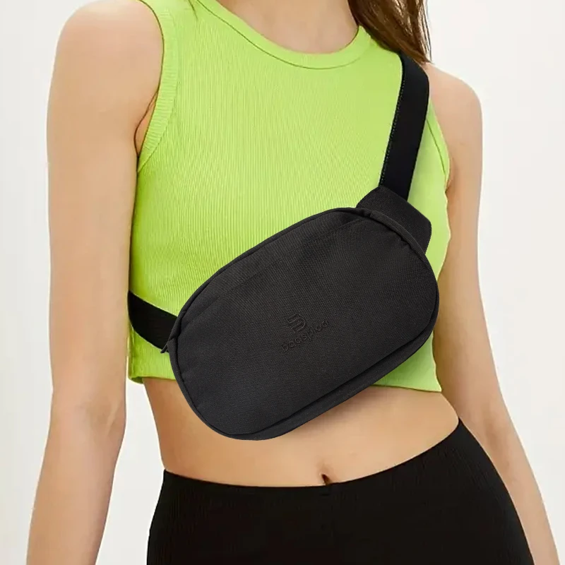 Baasploa حقائب الجري المقاومة للماء في الهواء الطلق الركض الصالة الرياضية حقيبة للجنسين موضة متعددة الوظائف المحمولة مشبك الخصر حقيبة