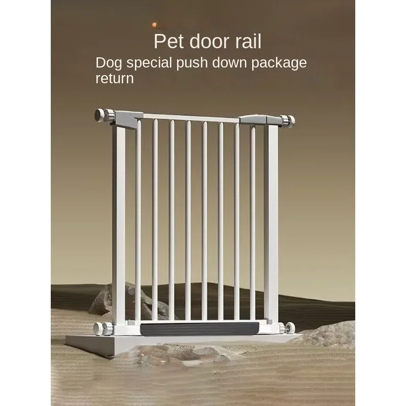 

Extra-wide Pet Gate for Doorways and Stairways | Indoor Safety Fence for Dogs | Adjustable Barrier with Walk-through Door