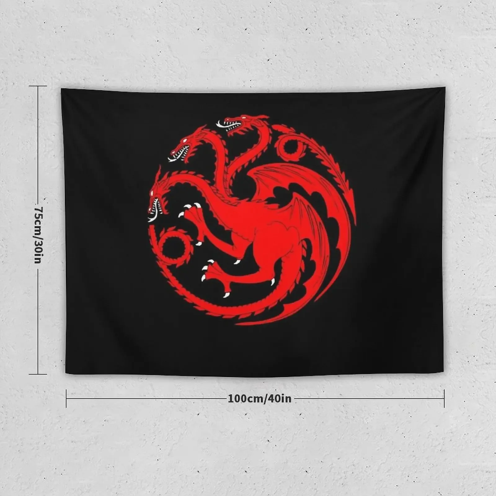 Gift For Men Emilia Clark Dragon Logo Tapestry Bedrooms Decorations Carpet On The Wall Tapestry