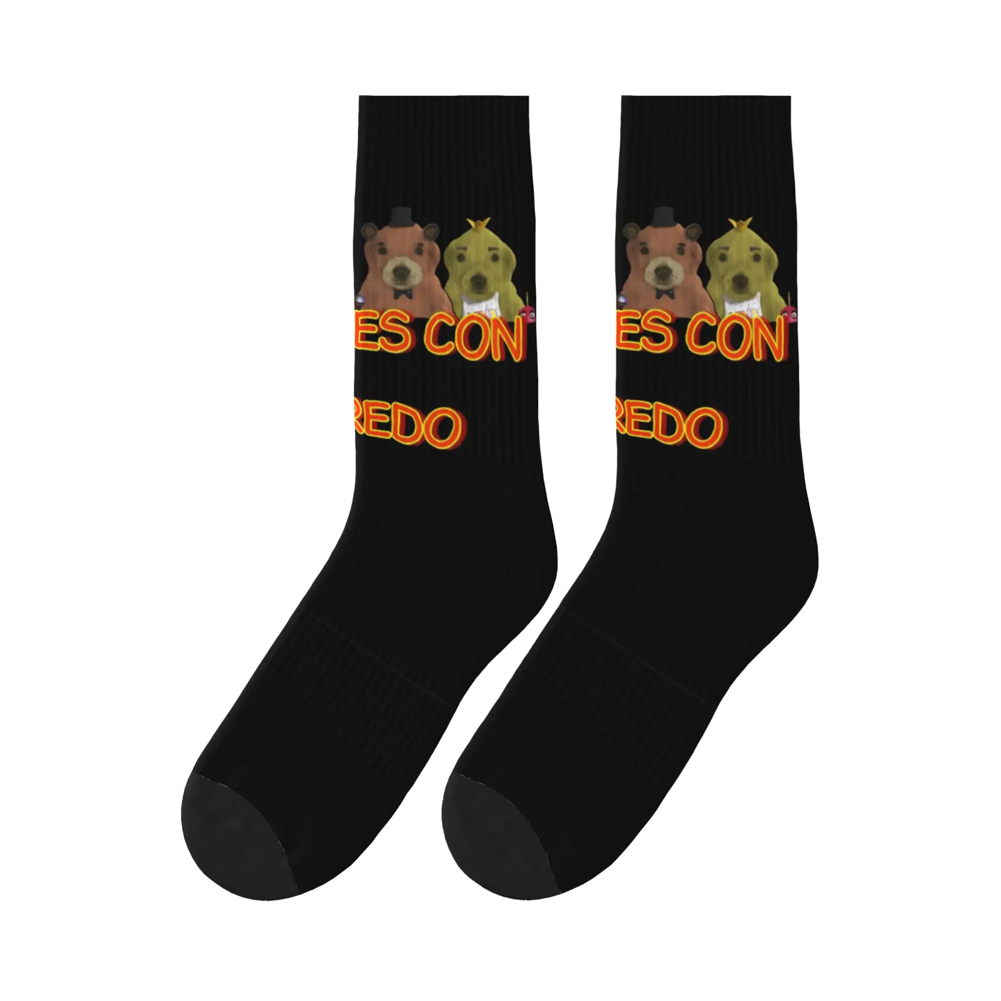 

5 Noche Con Alfredo Sports Socks High Quality Stockings All Season Long Socks for Man's Woman's Christmas Gifts