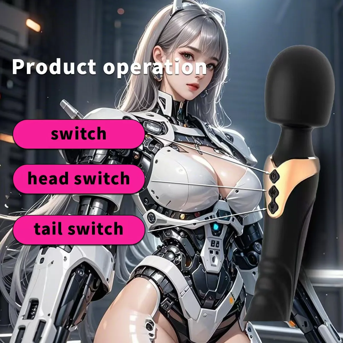 Powerful Vibrator Dildos Wand for Women 10 Modes Clitoris Stimulator G Spot Vagina Massager Adult Sex Toys for Woman image 4