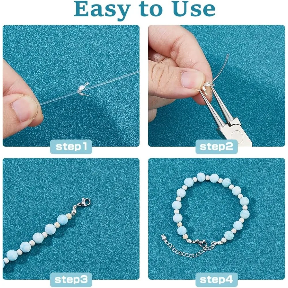 300 قطعة 3.5 مللي متر 304 الفولاذ المقاوم للصدأ صدفي حبة نصائح حبة عقدة نهاية قبعات أضعاف أكثر من تجعيد الخرز يغطي لصنع المجوهرات #4