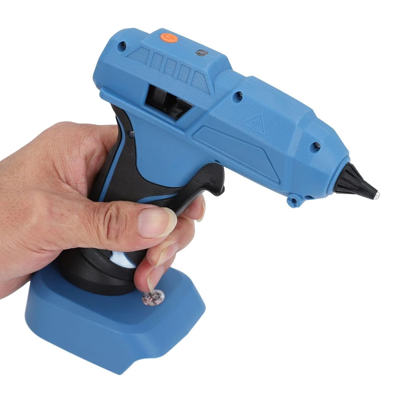 

40W/100W Cordless Hot Glue Gun Set Compatible with For Makita/DeWalt/Milwaukee 20V Lithium Batteries with 7mm/11mm Glue Sticks