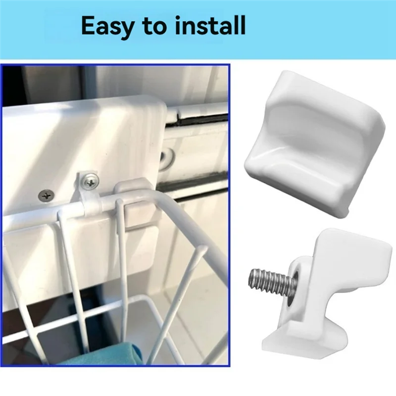 

【Ограниченный на складе!】Упаковка из 4 фиксаторов корзины для морозильной камеры Sub Zero 7009399 для нижней корзины APS 5029 611 650 BI-30U