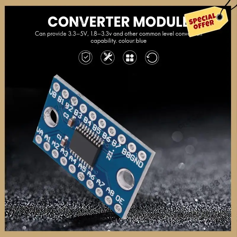A75T 5Pcs TXS0108E 8 Channel Logic Level Converter Bi-Directional High Speed Full Duplex Shifter 3.3V 5V