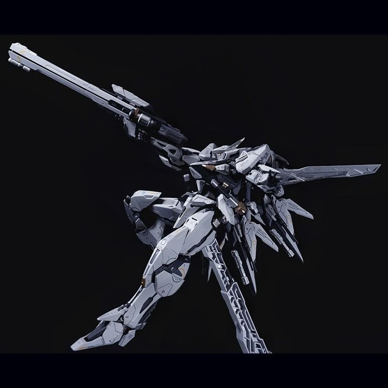 ชุดประกอบโมเดลพลาสติก Robox Animation Mg 1/100 Bailu (Air Combat Custom) พร้อมโครงสร้างภายในโลหะผสม - ของเล่นหุ่นยนต์แอคชั่นฟิกเกอร์