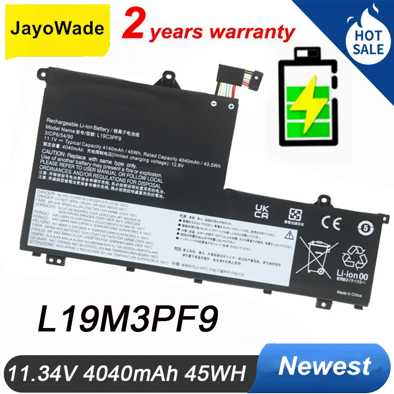 Factory 45WH L19M3PF9 L19M3PF1 L19C3PF1 Laptop Battery For Lenovo ThinkBook 14-IML 20RV 14-IIL 20SL 15-IML 20RW 15-IIL Series