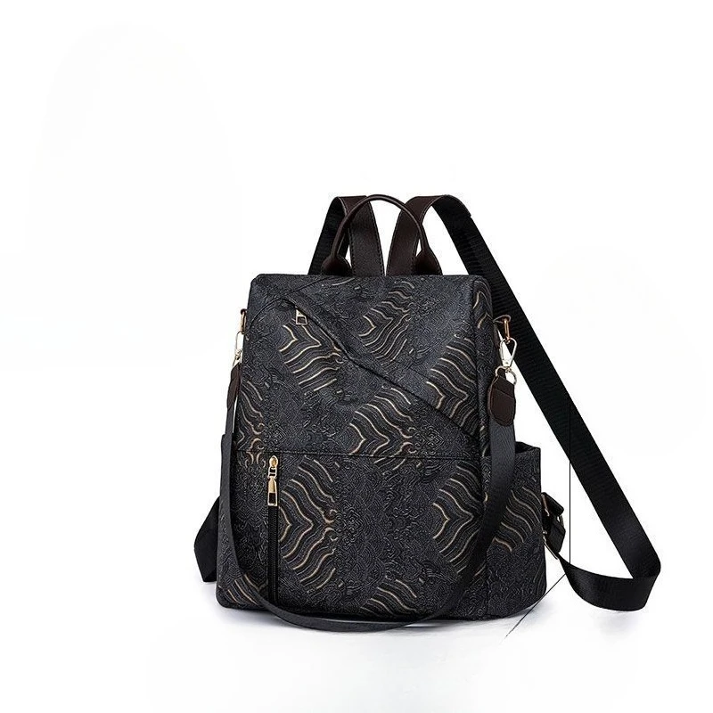 

2026 New Style Women's Temperament Commuting Fashionable Casual Large-capacity and Versatile Travel Backpack with Backpack Print