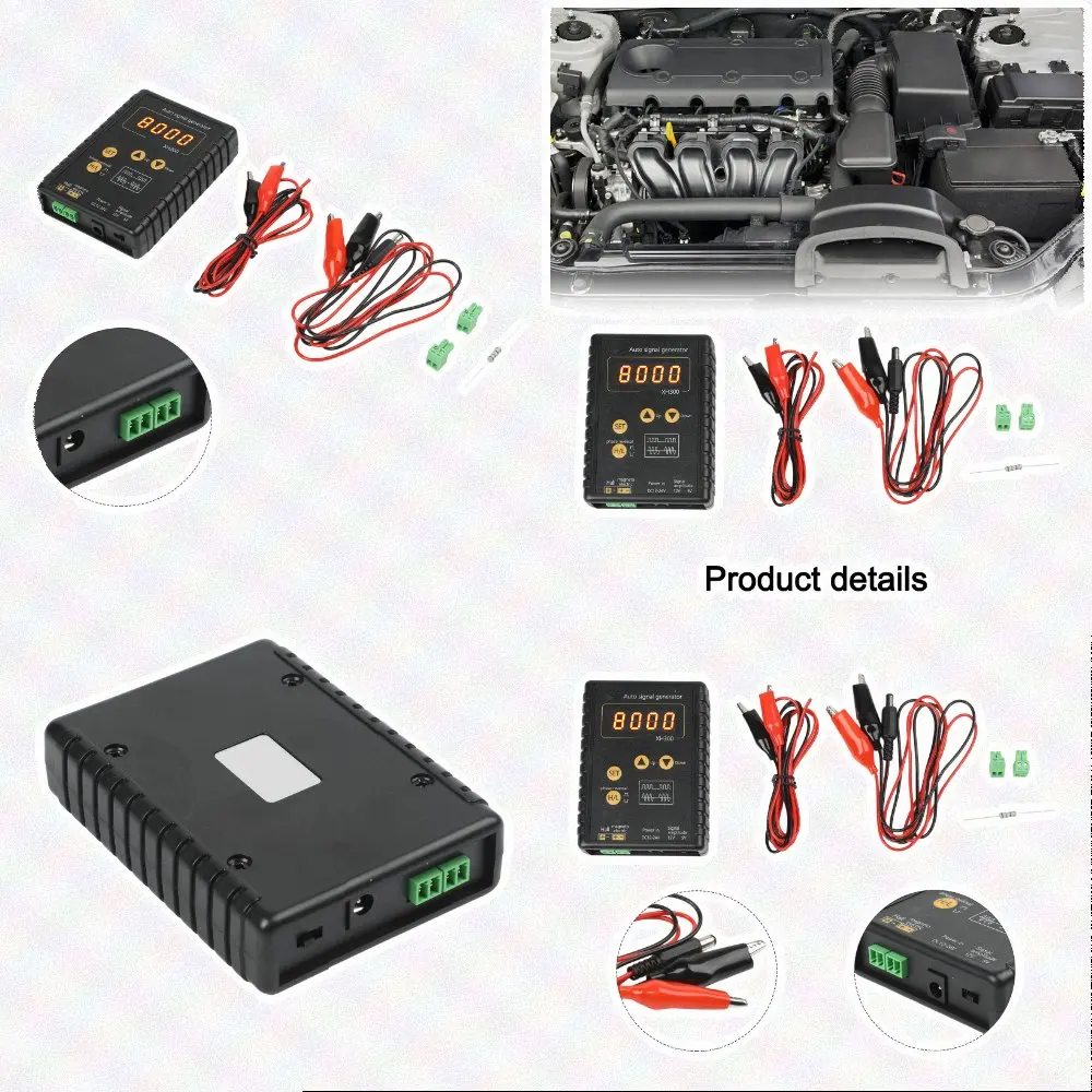 6 Crankshaft Signals and 2 Camshaft Signals Automotive Signal Generator for Engine and Sensor Simulation XH300