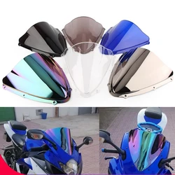 Motorcycle Double Bubble Windshield For SUZUKI GSX-R GSXR 600 750 GSXR600 GSXR750 K8 2008-2010 WindScreen Accessories Fairing