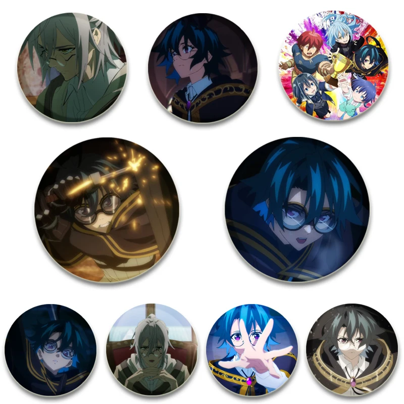 

58/44/32MM Anime Wistoria Wand and Sword Cartoon Figure Brooches Cosplay Badge for Backpack Accessory Handmade Enamel Pins