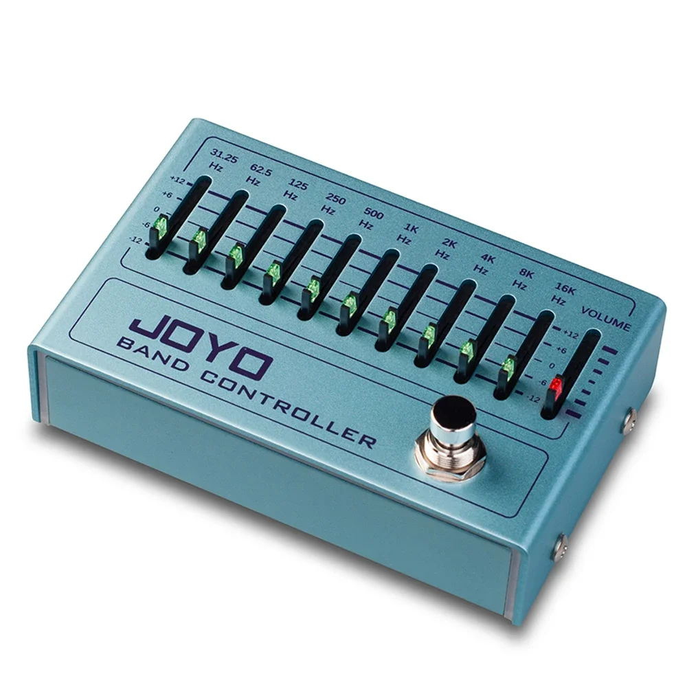 Band Controller Equalizer 10 Band EQ Pedal For Electric Guitar Bass Guitar Effect Pedal 31.25Hz to16kHz Guitar Parts