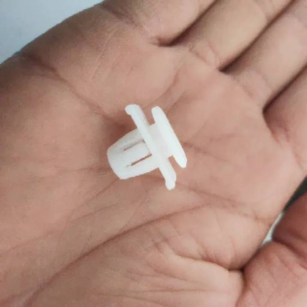 20Pcs Lower Outer Door Weatherstripping Retainer Clips For Honda 75315-S9A-004 White Nylon Lower Outer Door Weatherstrip Clip