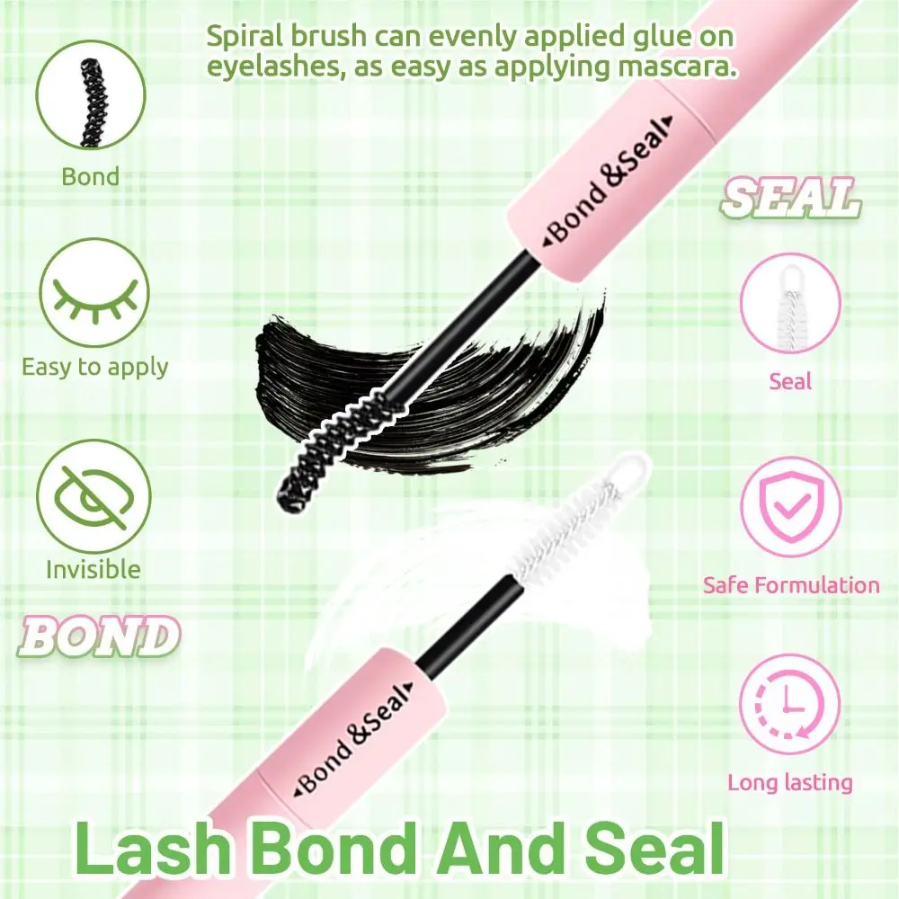 Natural Look False Eyelashes Bond and Seal Cluster Design 3D Faux Mink Lash Wispy Style Eye Makeup Tools Eye Lash Extension view 4