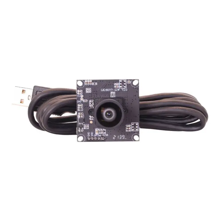 4K IMX577 38mm 2.8mm 110degree Distortionless Industrial Machine Vision  PCBA USB Face Recognition Camera Module