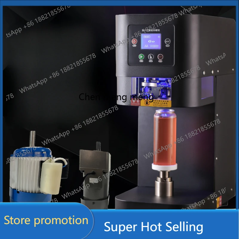 Automatic can sealing machine Commercial milk tea shop Beer can sealing machine Beverage sealing packaging  A61