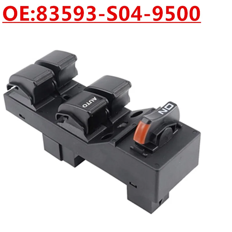 

OE:83593-S04-9500 Главный переключатель управления стеклоподъемником правого привода для Honda Civic