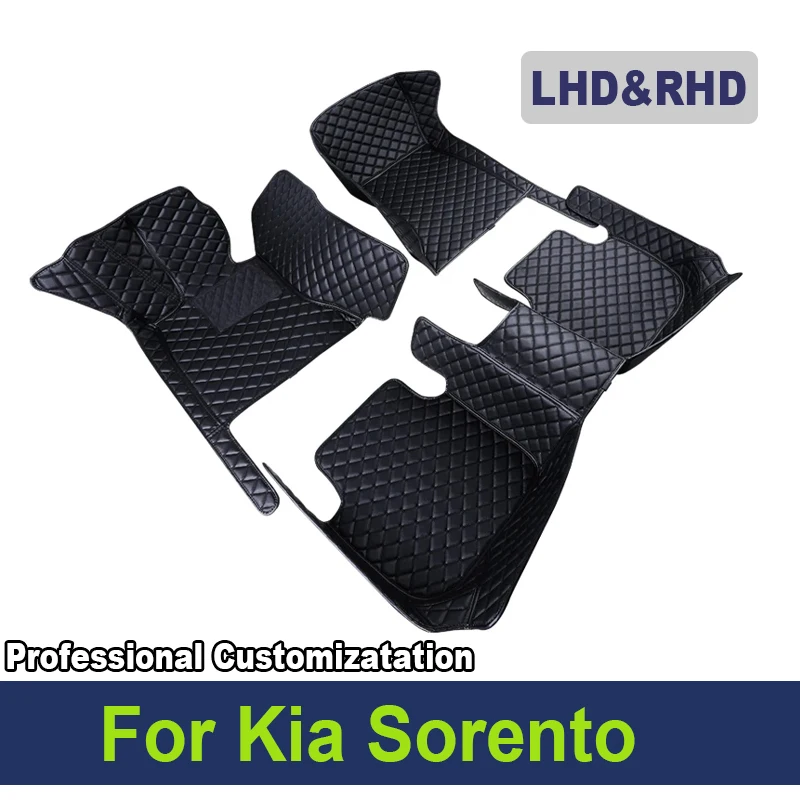 Car Floor Mats For Kia Sorento（Five Seats）2006 2007 2008 Customauto Foot Pads Automobile Carpet Cover interior accessories