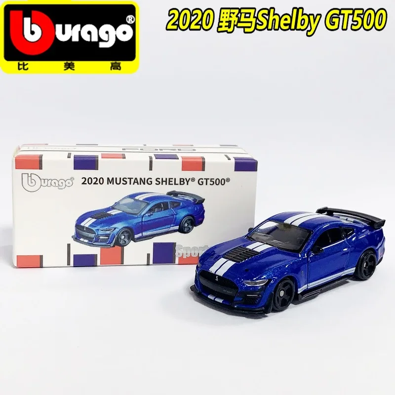 

Bburago 1/64 Scale Alloy Model of Mustang GT500 Limited Edition Collectible Exquisite Ornament for Boys Toy Gift