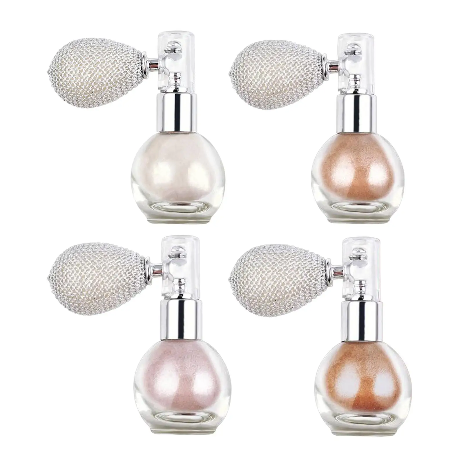 Highlighter Puder Spray glänzend Make-up Spray funkeln erhellen Glitter Schimmer Hochglanz Pulver für Gesicht Haar kosmetische Körper Frauen