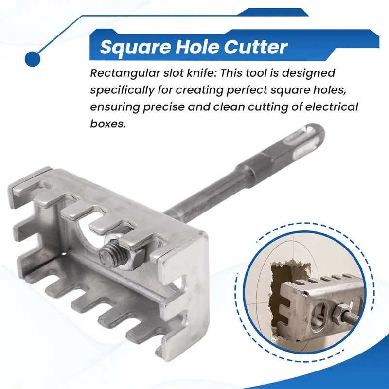 KYCOR-86-Type Box Wall Socket Slotting Square Hole Cutter Electric Hammer Hole Expansion Tool Installation