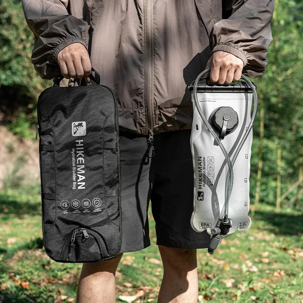 

Insulated Cooler Bag for 1-2L/2-3L Water Bladder Water Resistant Protective Insulated Sleeve for Hiking Cycling Camping