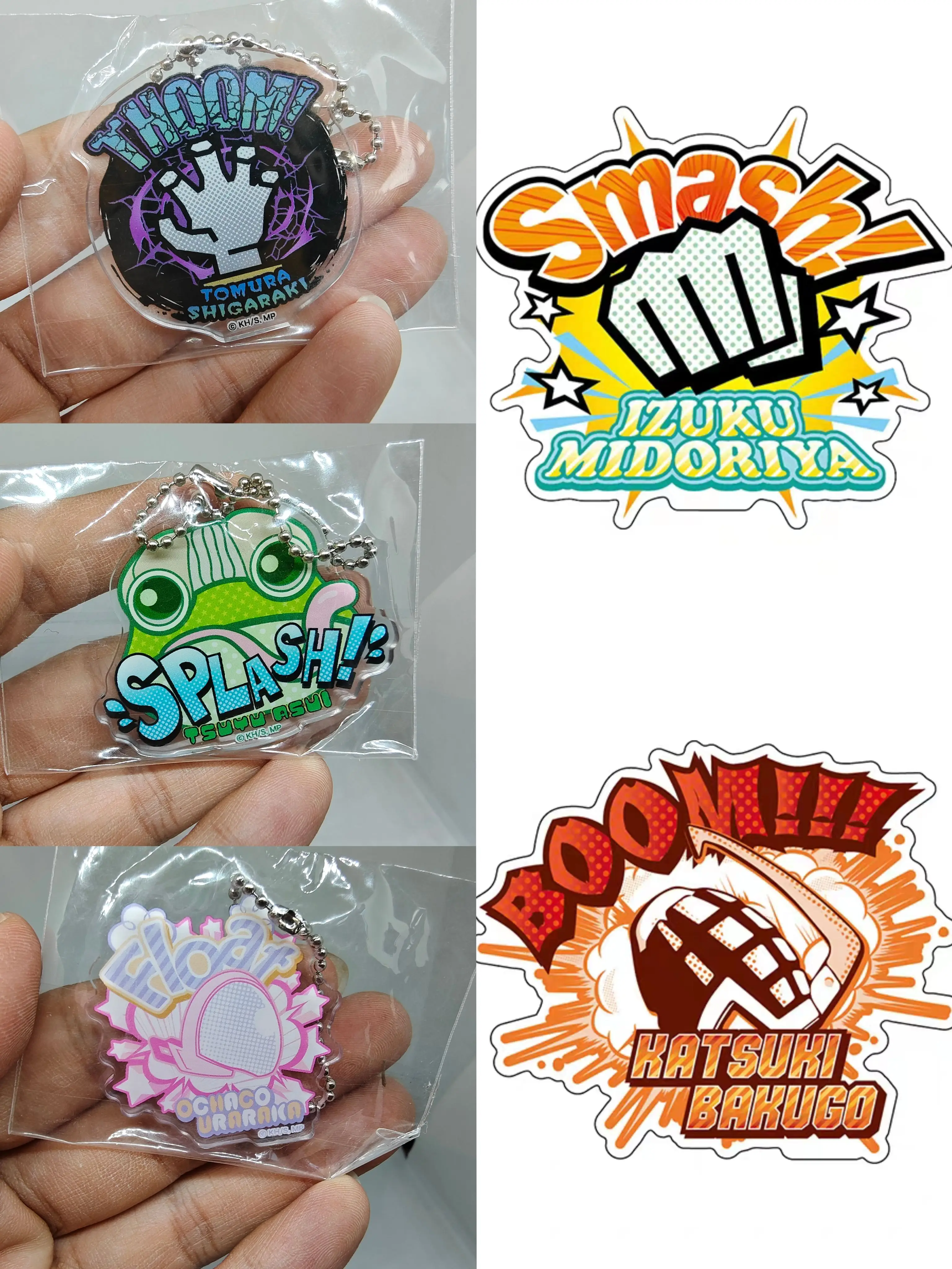 

Anime My Hero Academia Bakugou Katsuki Midoriya Izuku Cosplay Cartoon Acrylic Pendant Widget Charm Accessory Keyring Mascot Gift