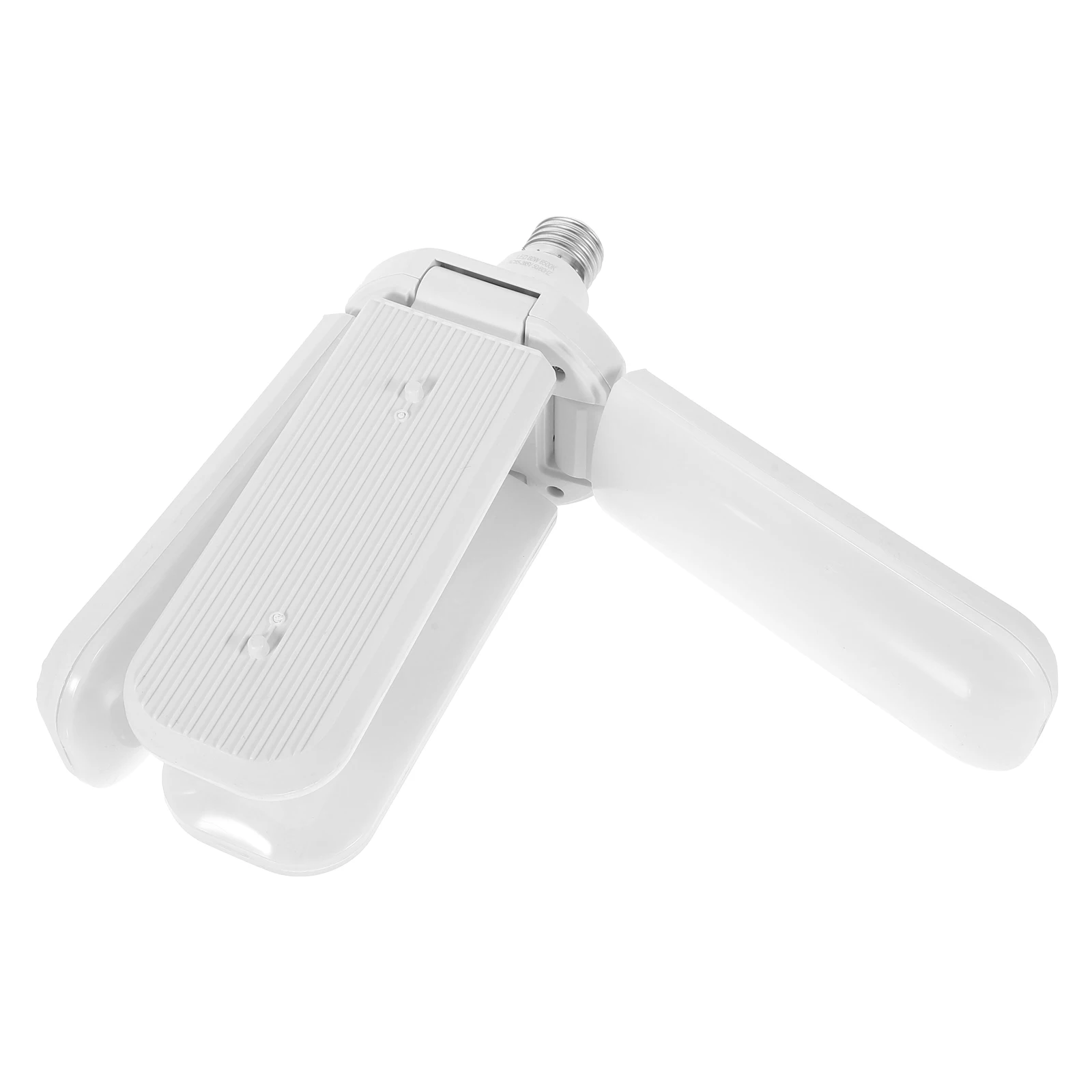 

Foldable LED Light Bulb 60 W Small Size E27 Base Multi-blade Fan Bright for Home Garage Energy Saving No Glare