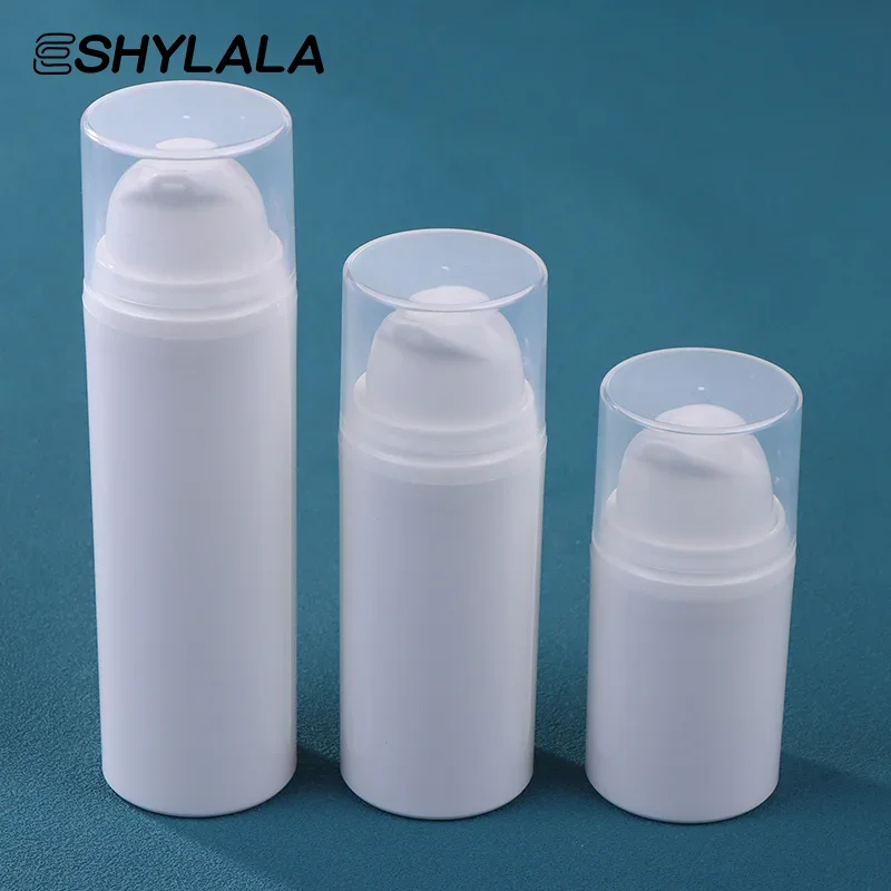5-50ml Mini Portable Vacuum Press Type Bottle Refillable Makeup Cosmetics For Cream Gel Moisturizers Liquid Lotion Bottles