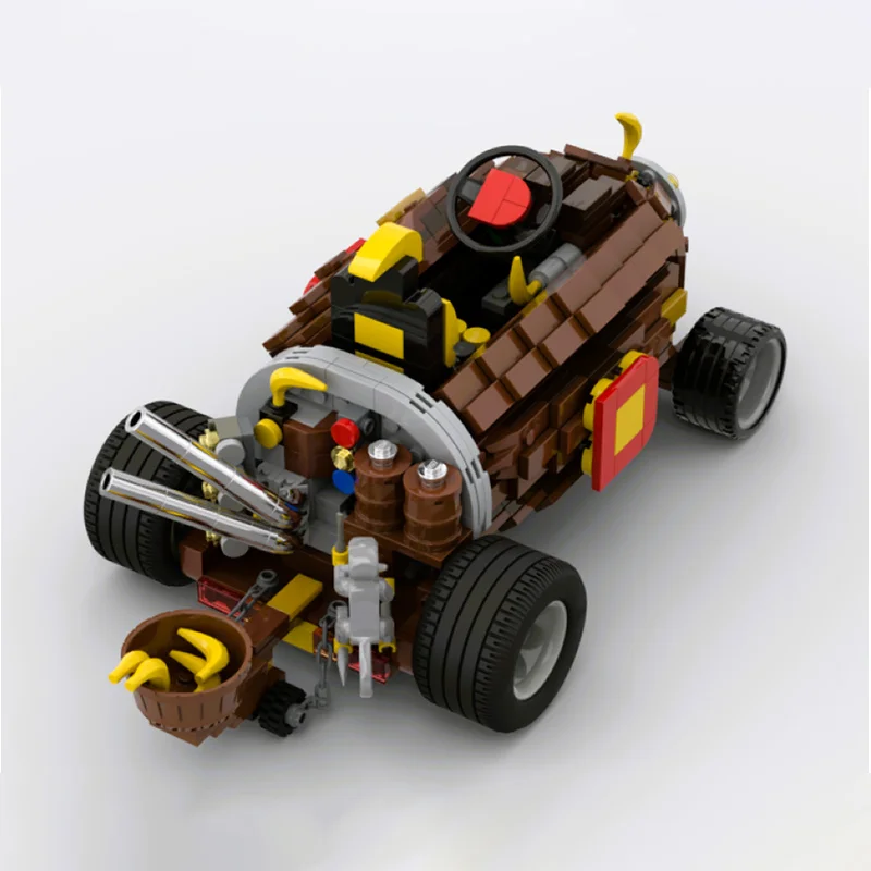 705 Stück MOC the Kongers Kart Italienische Klempner Bausteine kreatives Weihnachtsspielzeug Geschenk kreative Idee Weihnachtsspielzeug Geschenk