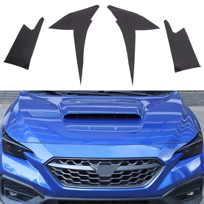 

2Pcs PTU black For Subaru WRX Levorg 2022+ car styling car headlight film sticker car exterior protection accessories