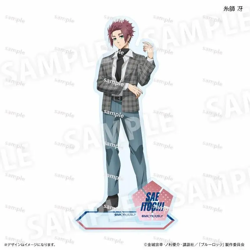 BLUE LOCK мультфильм засада Исаги Йоичи Наги Сейширо Микаге Рео Рин Итоши Саэ акриловая стоячая вывеска настольный орнамент