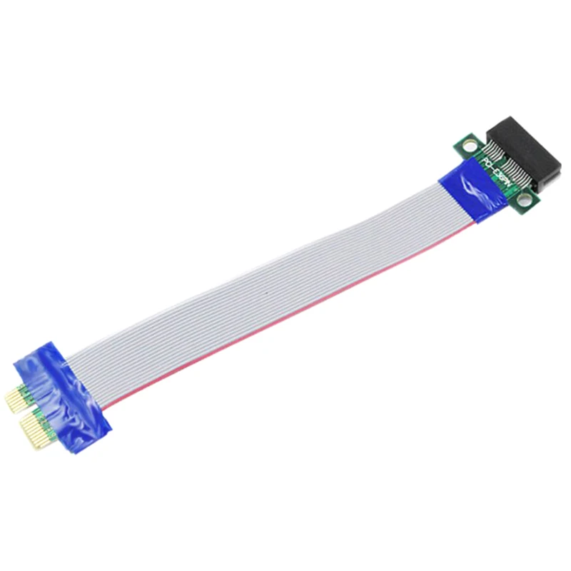 New arrive PCI Express Flex Relocate Cable PCI-E 1X to 1x Slot Riser Card Extender Extension Ribbon for Bitcoin Miner