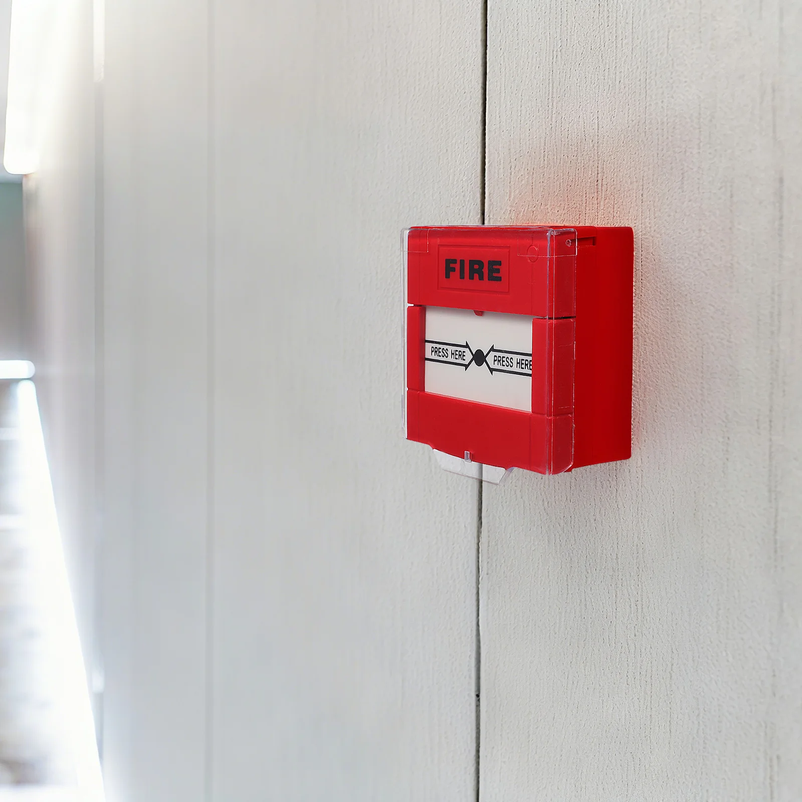 Resettable Manual Call Point Fire Alarm Button Emergency Fire Reset Quick Installation Manual Alarm Switch for Home Business