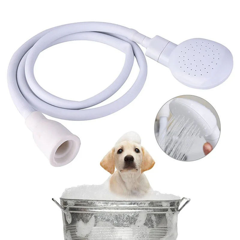 Universal Sink Spray Rubber Hose Shower Head Portable Shampoo Spray Sink Spray Hose Bathroom Handheld Shower