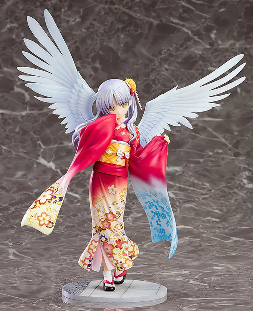 Anime Angel Beats Action Figure Tachibana Kanade PVC Collection Model Toy Kimono Ver. Birthday Gift