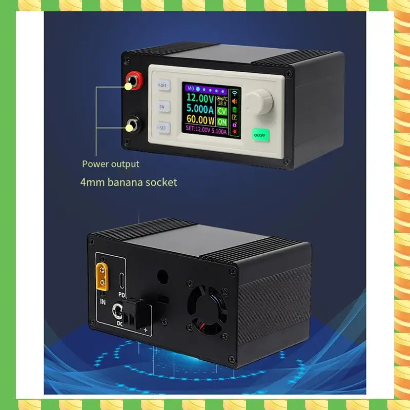 

AB53 SK120S CNC+433M Kits Adjustable Constant Voltage And Current DC Regulated Power Supply 7A 120W Step-Down Module