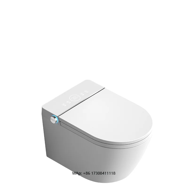 

Automatic Ceramic Electric WC Toilet Bowl Bidet New Design Intelligent Remote Control Elongated Shape Seat Heating