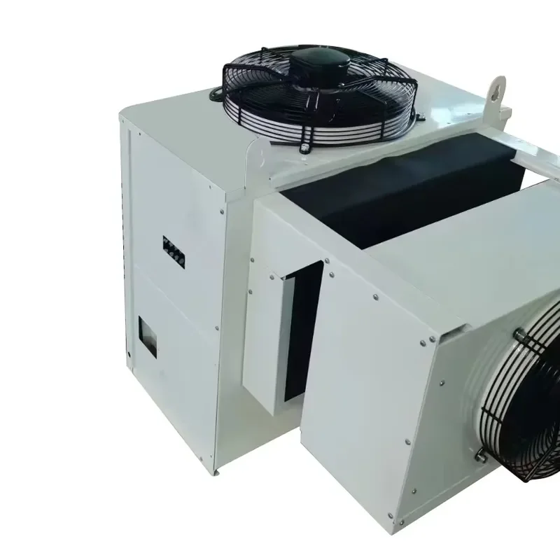 Commercial Freezer Compressor Unit Sanyo Inverter 3P DC Monoblock Air Cooled Condensing System Cooling Room Chiller