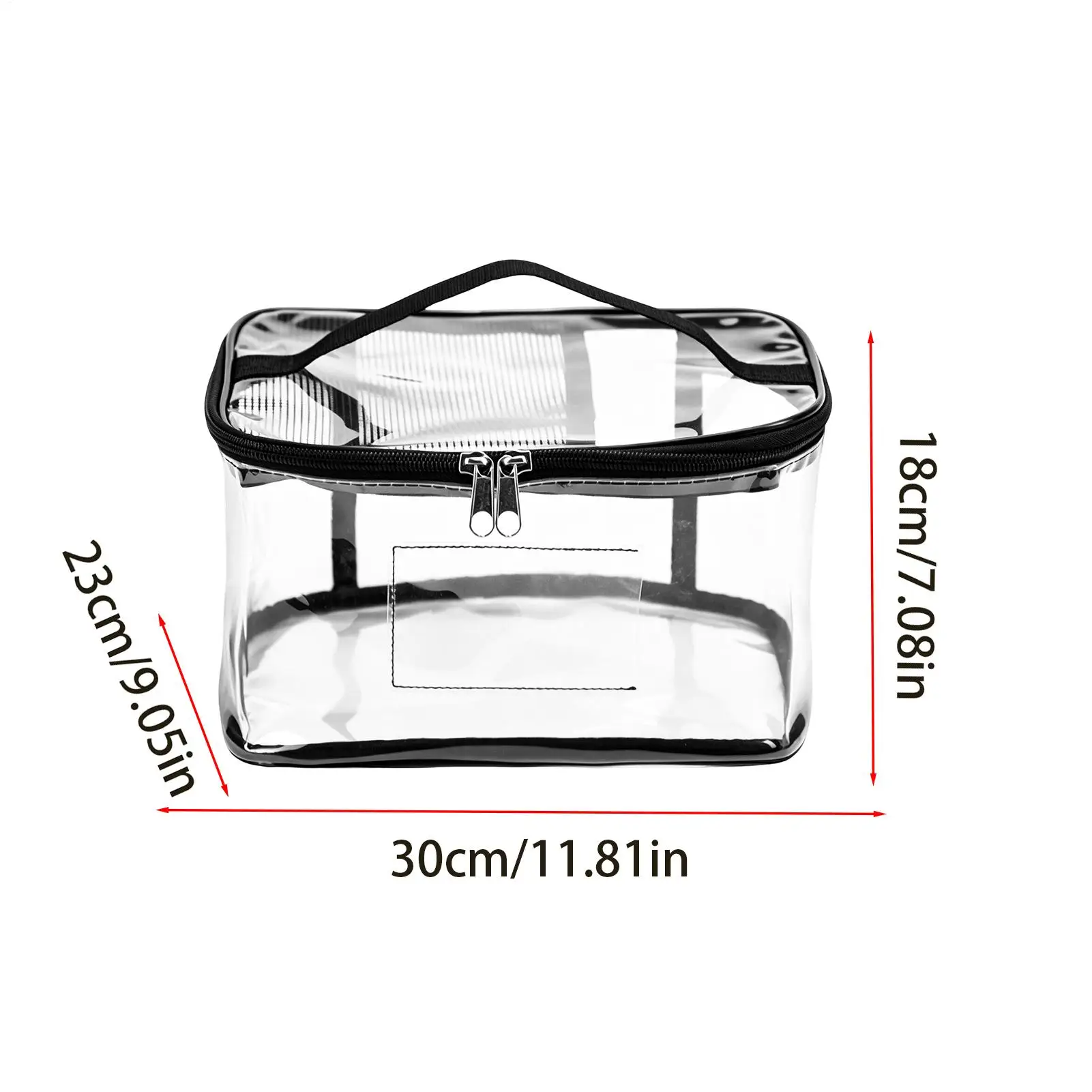 Toy Bags For Storage 6 Pieces Clear Puzzles Organizer Pouch With Label And Pocket Dustproof Toys Storage Bags For Nursery Home view 6
