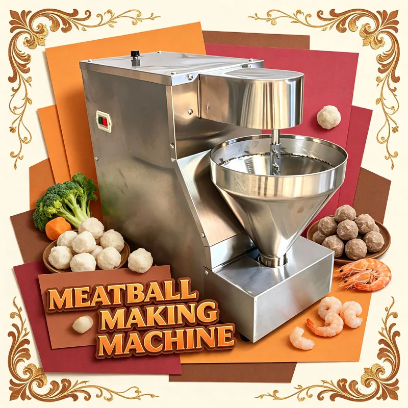 Automatic Meatball Making Machine Commercial Beef Ball Rolling Forming Machine Industrial Meat Ball Maker Price
