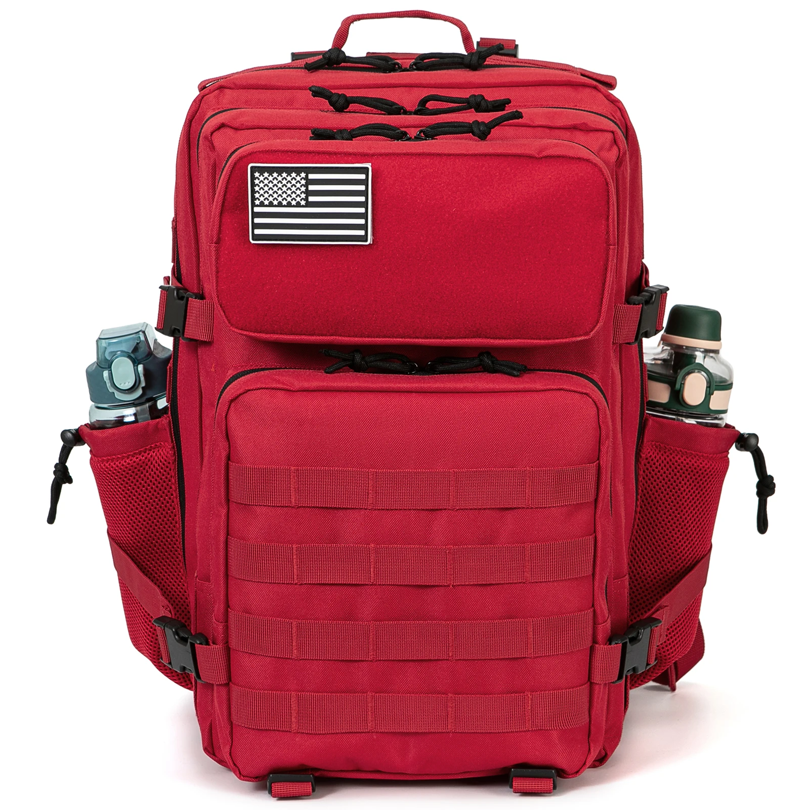 45L Molle Tactische Rugzak Tas Jacht MOLLE Rugzak GYM Voor Mannen EDC Outdoor Wandelen Survival Rugzak Heks Fles Houder
