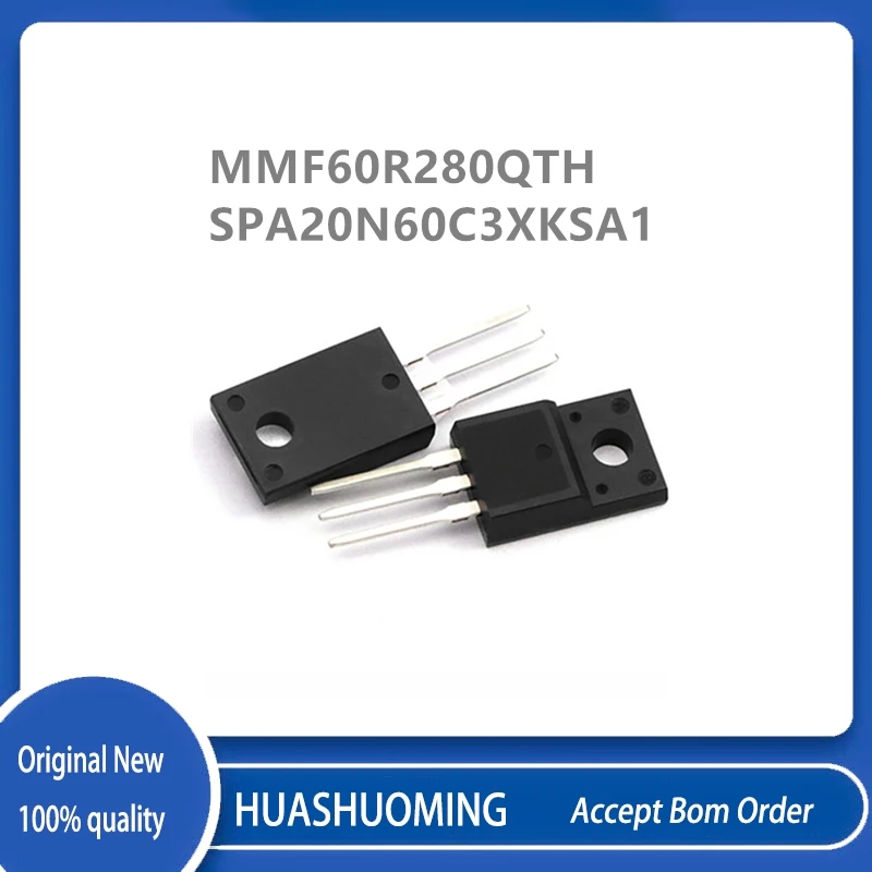 10Pcs/Lot  MMF60R280QTH MMF60R280Q 60R280Q SPA20N60C3XKSA1 SPA20N60C3 TO-220F