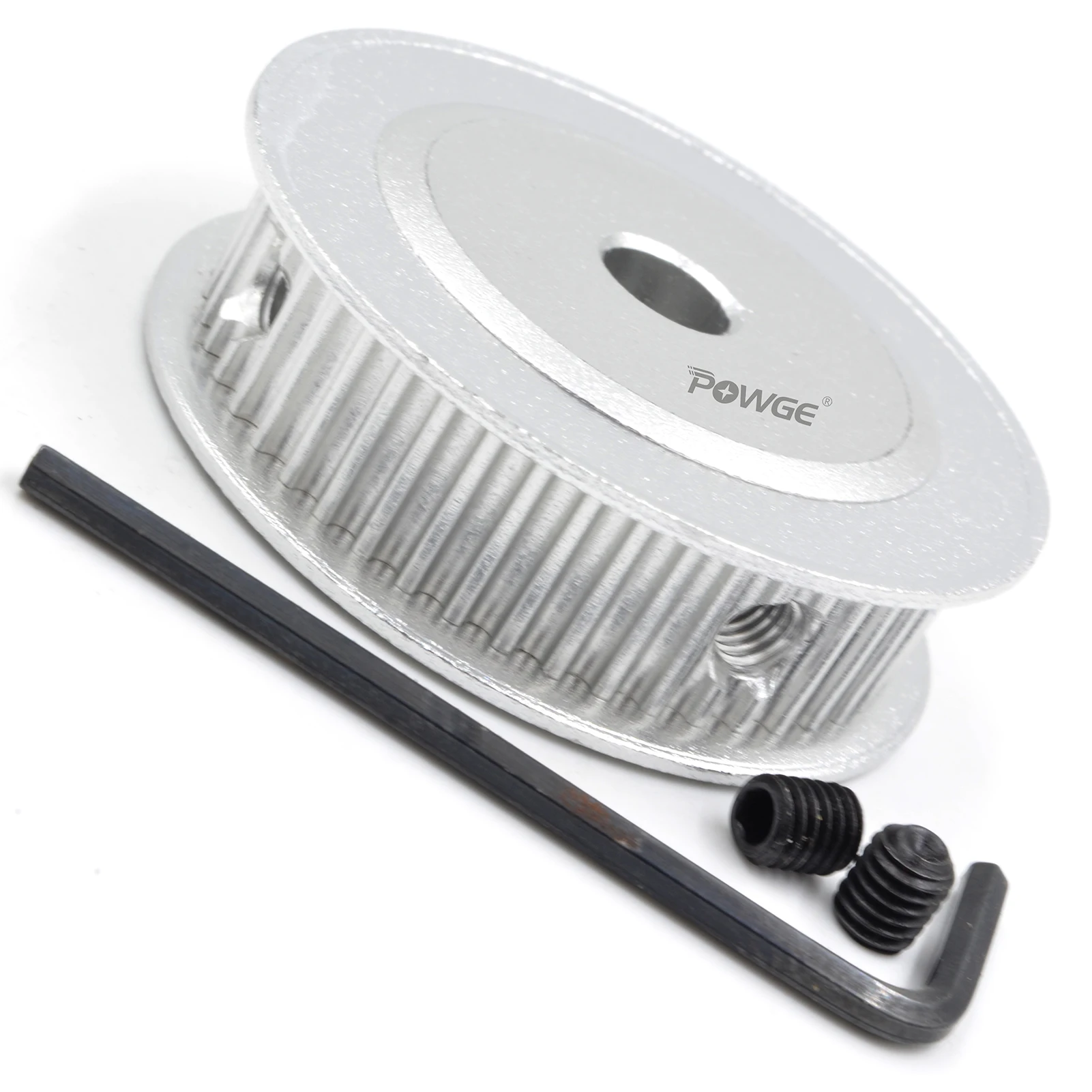 POWGE 24 الأسنان HTD 3M توقيت بكرة تتحمل 5/6/6.35/7/8/10/12 مللي متر للعرض 10 مللي متر 3M متزامن حزام HTD3M بكرة حزام 24 الأسنان 24T #5