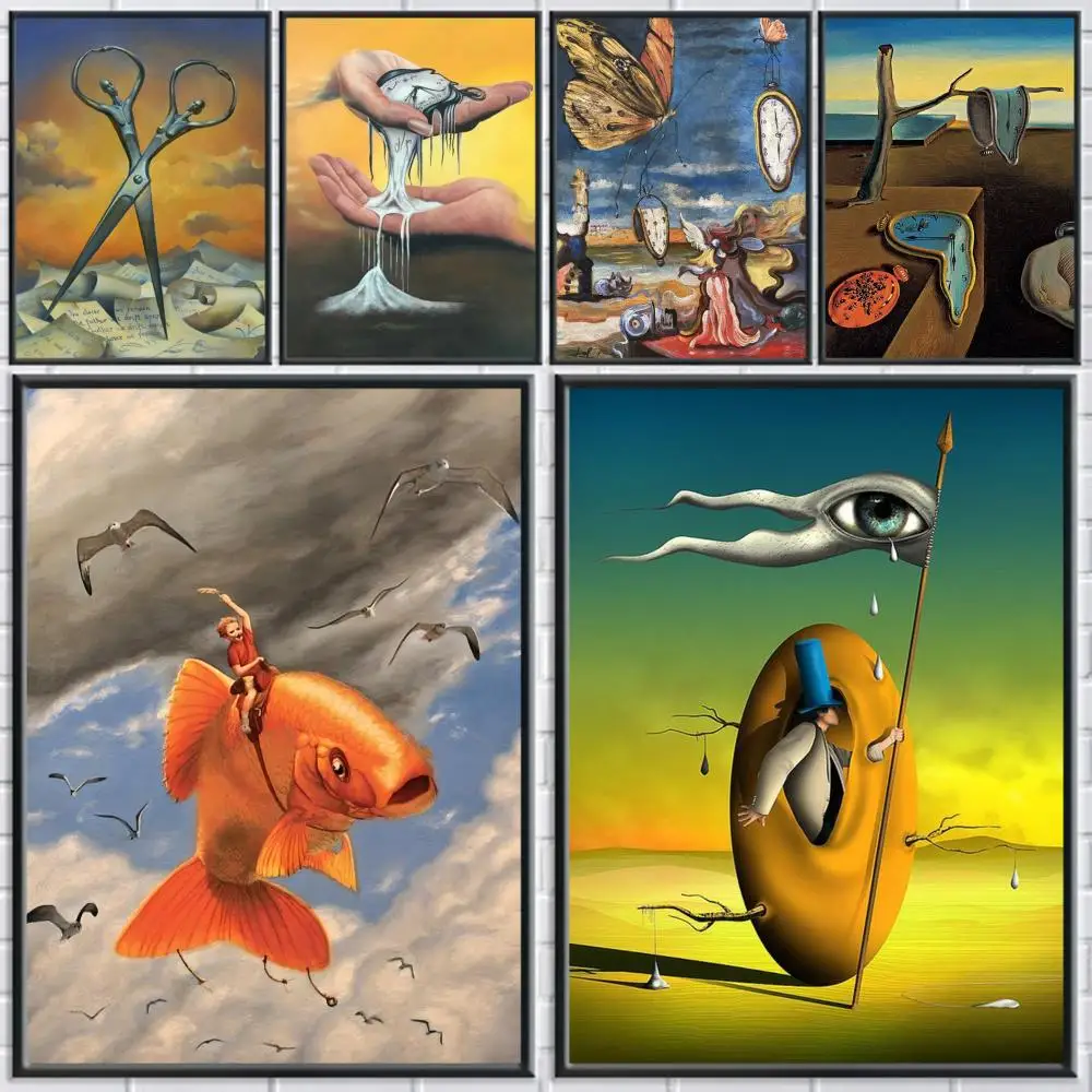 السريالية رينيه ماغريت اللوحة الخط قماش المشارك غرفة لوحة على الحائط لتزيين المنزل الفن المساحات المضادة للتجاعيد