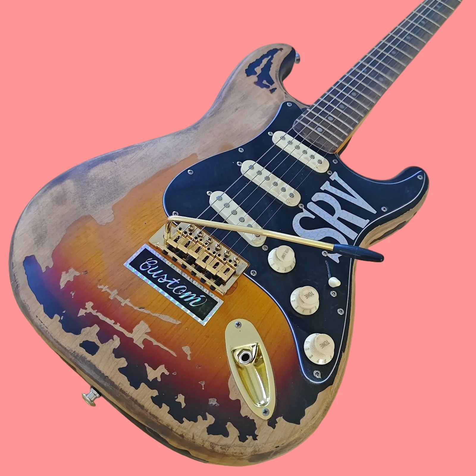 

2026 HOT Высококачественная электрогитара Sunburst с корпусом из ольхи и грифом из клена