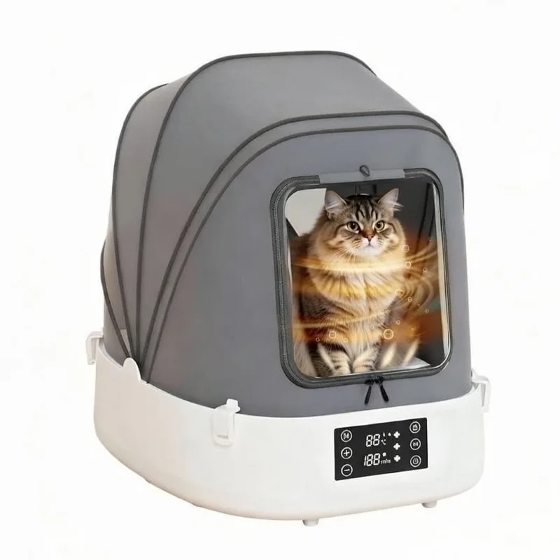 

Foldable Smart Cat Grooming Dog Fast Drying Pet Hair Dryer Ozone Sterilization Multi-Function Automatic Pet Dryer Box