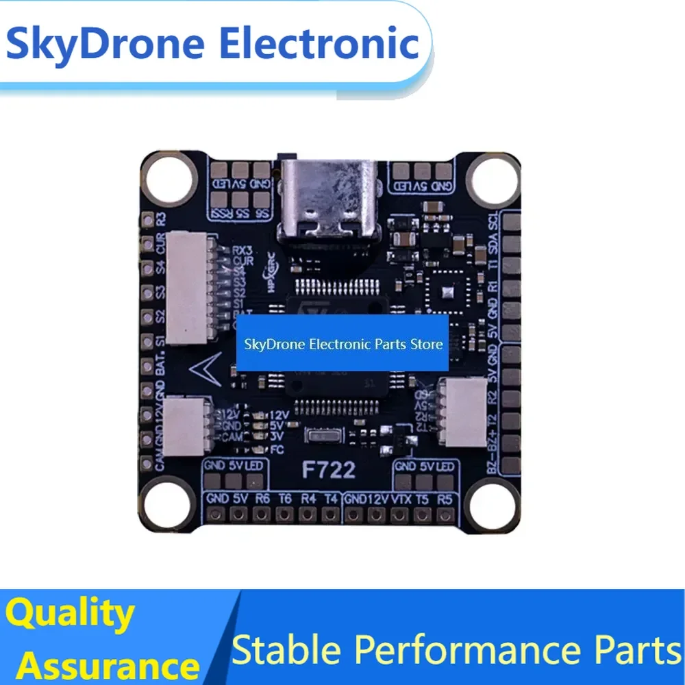 SkyDElHPXGRC F722 Flight Controller Stack BLHeli_32 80A/100A ESC 3-8S High Power Combo For FPV Racing RC Spare Parts