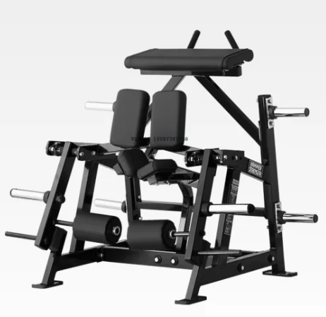 Steel ISO Lateral Kneeling Leg Curl Machine Gym Fitness Strength Training Exercise with Plate Loaded Leg Press