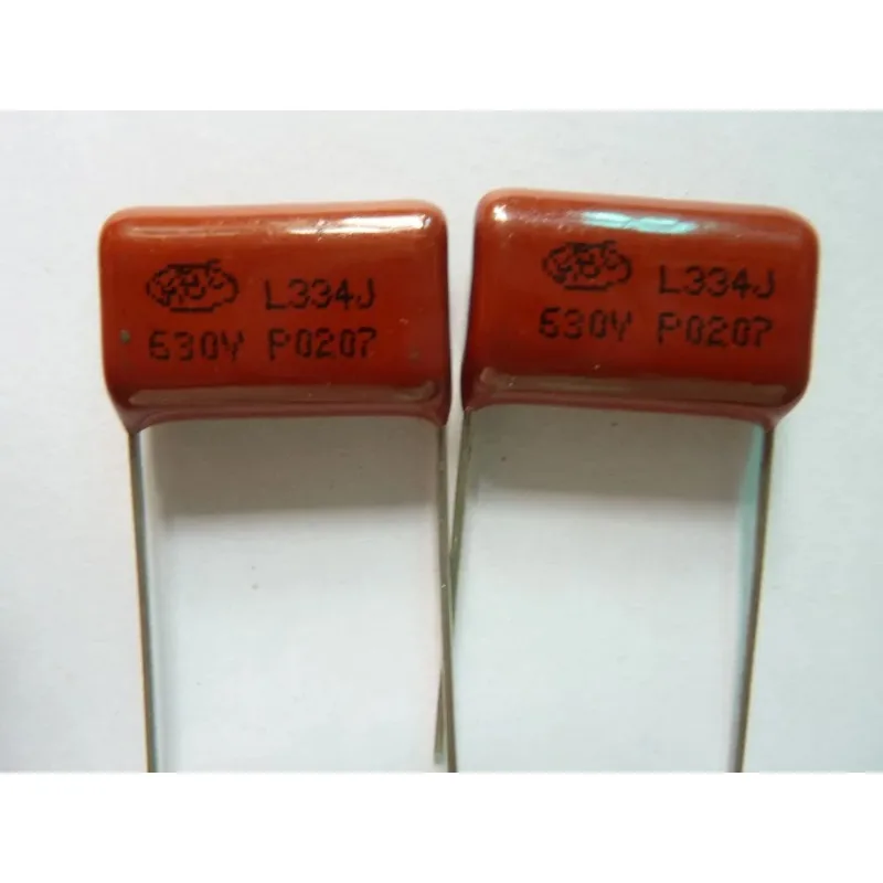 

100pcs CBB 334 630V 334J CBB21 0.33uF 330nF P20 Metallized Polypropylene Film Capacitor